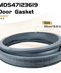Heavy Duty Front Load Washer Door Gasket Seal Grey Replacement For Compatible Front-Load Washers Replaces AP6236842 shown