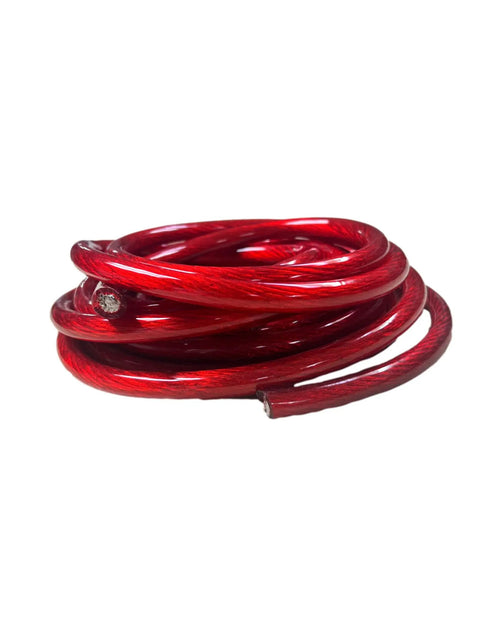 Beefy 8 Gauge Power Wire Set 10 Feet Total Black And Red CCA Automotive Battery Cable For Car Audio RV Wiring And Speaker Stereo Install Heavy Gauge Low Resistance Power Cable red 8 AWG CCA wire coil