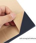 Peeling back wrapper of 2 Pack Heated Bed Insulation Mats for 3D Printers 220x220x8mm Self Adhesive Foam Foil surface.