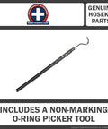 All-In-One ORFS Hydraulic O-Ring Face Seal Kit With 155 Buna-N O-Rings includes non-marking O-ring picker tool
