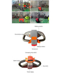 Heavy Duty Pallet Lifter And Workshop Material Stacker With Integrated Safety Locks, features control panel for speed and operation.