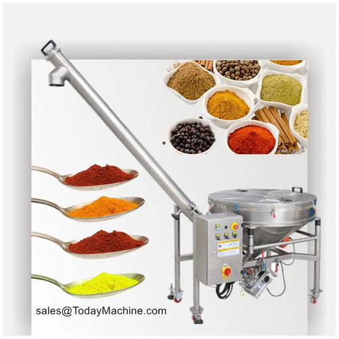 Premium Stainless Steel Automatic Belt Roller Conveyor Straight Up Heavy Duty Industrial Transport System With Top Tier Emergency Safety Guards And Zero Hassle Setup For Food Shops with spices in background.