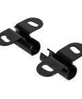 Heavy Duty Wheelbarrow Axle Bracket Set, beefed up alloy steel frame spare parts with dual bearings, sleek design for easy installation.
