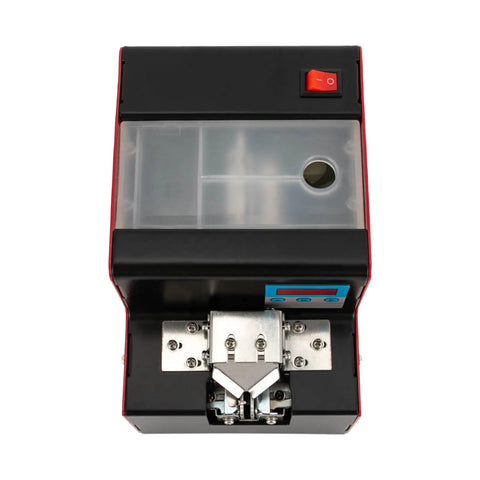 Top view of Heavy Duty Automatic Screw Feeder Machine With Accurate Counting System And Sharp LCD Screen, showcasing its feeder mechanism.
