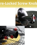 Close-up of pre-locked screw knobs for Heavy Duty 20 Inch Pedestal Fan Delivers 5000 CFM High Velocity Air With One Fifth HP Motor