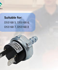 Air Compressor Micro Pressure Switch N003990 Fits D55168 Types 5 Through 8 160 PSI On and 200 PSI Off Replacement Part