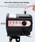 Top Shelf 68 Cm Heavy Duty Industrial Electric Floor And Wall Mount Cooling Fan with one-click shaking head design.