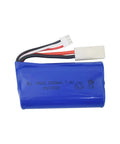 Two Pack 7.4V 1500mAh LiPo Battery For Fast RC Boat Long Lasting Power With Balance Charging Compatible With FT009 UDI009