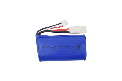Two Pack 7.4V 1500mAh LiPo Battery For Fast RC Boat Long Lasting Power With Balance Charging Compatible With FT009 UDI009