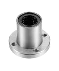 LM20UU Round Flange Linear Bearing Ball Bearing with 20mm bore, chromium steel housing, low friction, high precision