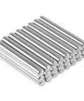 24 Pack Five Millimeter By Forty Millimeter Dowel Pins 304 Stainless Steel Pegs For Shelves And Furniture Supports Silver Tone