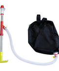 Backyard Spreader Backpack Sprayer For Granular Manure And Fertilizer with stainless steel tube and black Oxford bag.