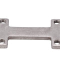 Built Tough 304 Stainless Steel I Shaped Screw Plate With M4 Mounting Holes for robotic clamping and frame rigging.