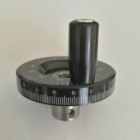 Durable Milling Bakelite Handwheel For Industrial Machine Tools Non Slip Grip Round Handle Replacement Part 10X63mm For Lathes Vise And Lathe black handwheel with numbered scale and vertical handle