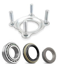 Rear Axle Bearing and Seal Kit for Jeep Wrangler JK JKU 2007 2008 2009 2010 2011 2012 2013 2014 2015 2016 2017 with Axle Shaft Seal Retainer Replacement 68008523AA components