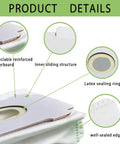 Diagram of 10 Pack Vacuum Bags Compatible With Roomba I Series J Series S Series showing recyclable paperboard and latex sealing ring.