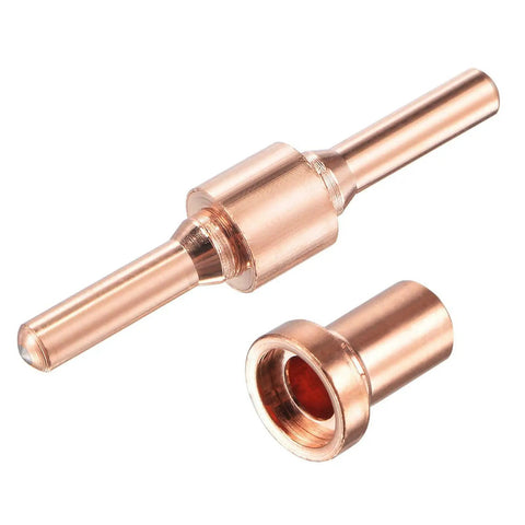Upgraded Plasma Cutter Tip And Electrode Kit For Cut-40 Lgk-40 Pt-31 High Performance Red Copper Nozzles and Shield Cup