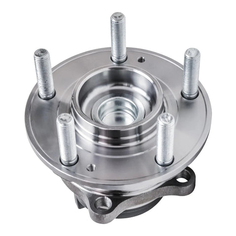 Rear Wheel Bearing And Hub Assembly 2 Pack For Hyundai Santa Fe Santa Fe Sport Santa Fe XL Veracruz Sorento 5 Lug FWD ABS Compatible 2007 To 2020 Direct Fit OEM Grade Quality Long Lasting Great For DIYers And Pros