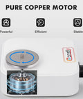Solid Workhorse Rotary Engraver Sharpener With Four Precision Grinding Discs Variable Speed Dial showing pure copper motor inside.