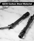 Rear CV Driveshaft Upgrade For Traxxas Slash 4x4 And 2WD Stampede Rustler Nitro F150 Hoss RC Truck Carbon Steel Construction Durable Beefed Up Driveline For 1/10 Scale VXL, Q235 carbon steel rear CV shafts