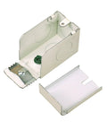 Entrance End Fitting for 2000 Series Metal Raceway to Extend Power Connect 2000 Raceway to One Half Inch Conduit Plugmold Ivory