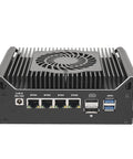 Hella Reliable Firewall And Router Mini Pc With Intel N150 Processor Eight Gb Ram 256GB Ssd four Gigabit Ethernet ports and USB connectivity.