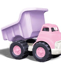 Pink Dump Truck Toy For Toddlers, BPA Free And Phthalates Free Eco Friendly Plastic Play Vehicle with moveable dumper