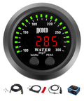 Dual Alert Water Temperature Gauge With 1 Eighth NPT Sensor And Bracket 300F Digital LED Display For Cars Trucks Boats And Marine Applications 52mm 2 Inch Mount Real Time Cooling Temp Monitor For Your Ride., 52mm gauge and sensor kit
