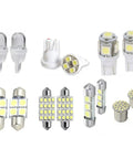 Fresh LED Interior Lighting Kit 11 Xenon White Bulbs T10 36mm Dome And License Plate Wedge Base Easy Drop In Spotlights Upgrade View DIY Project Save Cash No Tools Needed, assorted bulbs