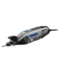 Dremel 4300 rotary tool, gray and black, corded handheld with blue logo