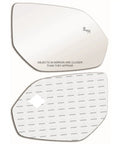 Volkswagen Atlas Blind Spot Mirror Glass With Full Size Adhesive For 2018 2019 2020 2021 2022 2023 2024 2025 Right Passenger Side Replacement