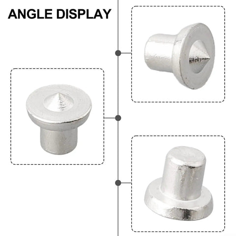 Pro Grade 4 Piece Dowel Center Point Set For Woodworking With 6mm 8mm 10mm 12mm Steel Tenon Marker Pins for precise alignment