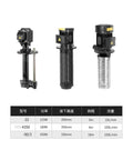 Heavy Duty Industrial Grade Coolant Circulation Pump 380V Three Phase Electric Motor showing three models, designed for efficiency in workshops.
