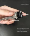 Adjustable Tube End Cap for Round Pipes 10 to 60mm Tough as Nails Heavy Duty Table Leg Dust Cover Protector 25mm Installation