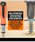 All In One 124-Piece Magnetic Screwdriver Set With Plastic Racking, Precision Drivers, featuring ratcheting screwdriver