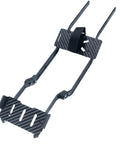 Beefy Carbon Fiber RC Chassis Frame Upgrade Kit for One Tenth Scale Crawlers and Trail Trucks with bolt-on rails visible