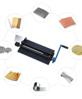 Heavy Duty Sheet Metal Bead Roller Machine With 12 Inch Throat Depth, manual crimping bead roller, gear drive, 6 die set