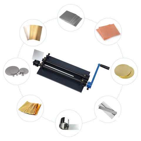 Heavy Duty Cast Iron Manual Bead Roller With Six Quick Swap Dies For Slick Sheet Metal Shaping And Custom Build Projects Designed To Nail Every Curve And Seam Down Dead On Without Making You Break A Sweat