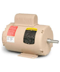 1 HP 3450 RPM 56 Frame TEAO Farm Duty Beefy Electric Motor 115 230V Single Phase 60 Hz AFL3521A side view