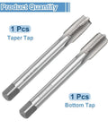 M16 X 2 Metric Hand Tap Set Pro Grade HSS High Speed Steel Taper And Bottom Taps for precise right-hand threading