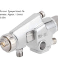 Heavy Duty Zinc Alloy Pneumatic Paint Sprayer Set With High Atomization Tech showing sprayer mouth and nozzle details