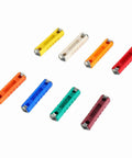 Full Throttle Torpedo Fuses Assortment With 120 Pieces For Classic Cruisers And Hot Rods Featuring 5A To 40A Amps, assorted colors, ceramic material.