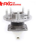 Front view of Rear Wheel Bearing Hub Assembly Set Of 2 For 2000 2013 Chevy Impala 2005 2009 Buick Lacrosse 2002 2005 Chevy Monte Carlo 1997 2003 Pontiac Grand Prix Replacement Direct Fit.
