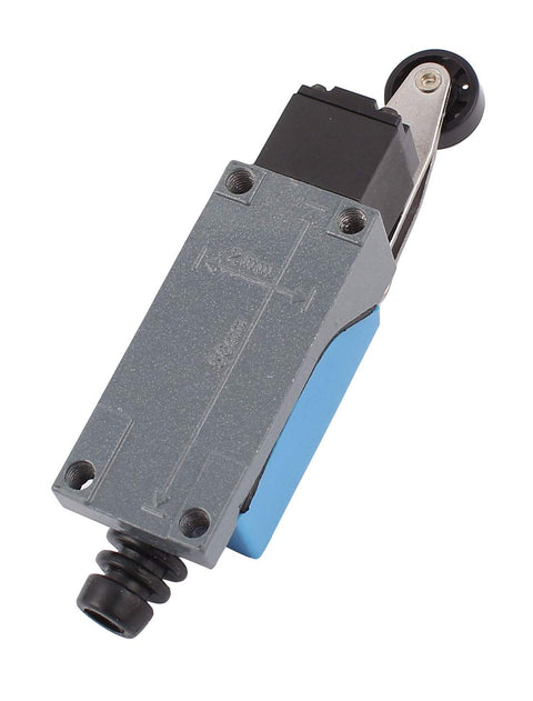 Three Pack ME8104 Rotary Lever Roller Limit Switches With Enclosed Housing, 1NO And 1NC Contacts, 250V AC 5A And 115V DC