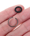 Impact Wrench O Ring and Retaining Ring Kit 30 Sets black rubber O ring and iron retaining ring for 1/2 in wrench repair