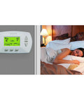 Easy To Use Programmable Thermostat With Four Daily Programs And Menu Driven Setup, Armchair Programming, Removable Wall Unit