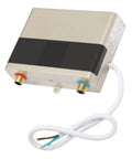 4000W Mini Tankless Water Heater Beats the Cold with Instant Hot Water Delivery, compact electric unit with inlet and outlet connections.