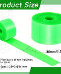 10 Pack Bike Tire Liners For 24, 26, 27.5, 29 And 700c Tires, TPU Protected Inner Tube Flat Protector, green roll, size 38mm