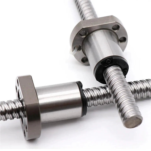 High Speed Ball Screw With End Machining 1620 Pitch Ball Nut For CNC Machines 500mm Length C7 Accuracy Heat Treated Steel
