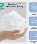 Pack Of 2 12x20 Outdoor Pillow Inserts Water Resistant And Waterproof Lumbar Cushions For Patio Furniture with 7D Microfiber Fill
